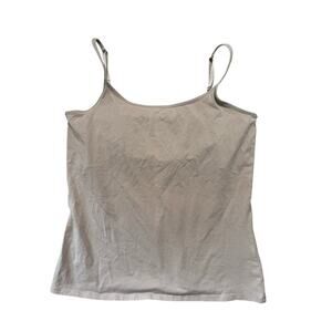 J. Jill Shelf Bra Cami, size Large; Light Tan color, adjustable straps